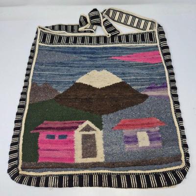 Wool Wanderer – Handcrafted Tote with Cabin & Southwest Scenes