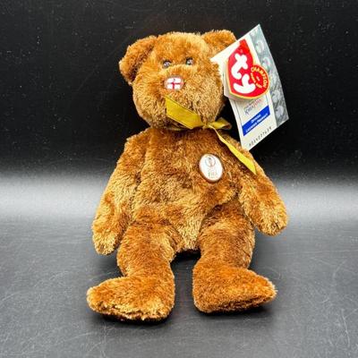 2002 TY FIFA Champion Beanie Baby – England Edition with Name Tag