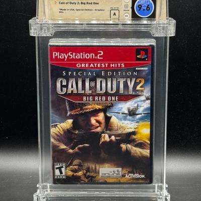 Call of Duty 2: Big Red One Special Ed. PS2 Game–Sealed WATA 9.6 A