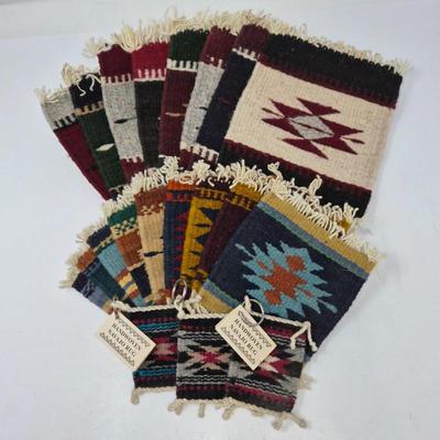 Southwest Threads – Handwoven Wool Coasters, Hot Pads & Keychains