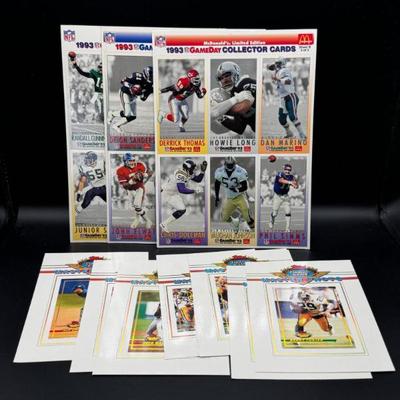 Football Trading Card Lot Featuring Legends & Rookies