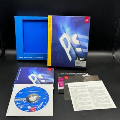 Adobe Photoshop CS5 Extended & Lightroom 3–Original Installation Discs
