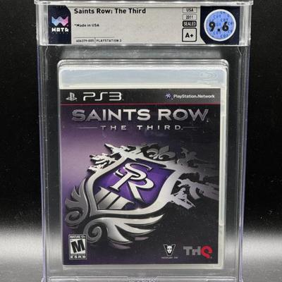Saints Row: The Third PS3 – Sealed WATA 9.6 A+ Graded Game