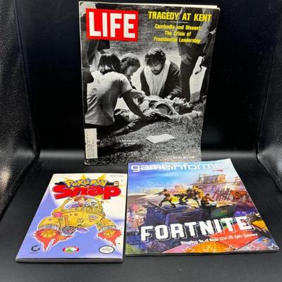 Print & Pixels–Life Magazine ‘Tragedy at Kent’+Pokémon Snap/Fortnite