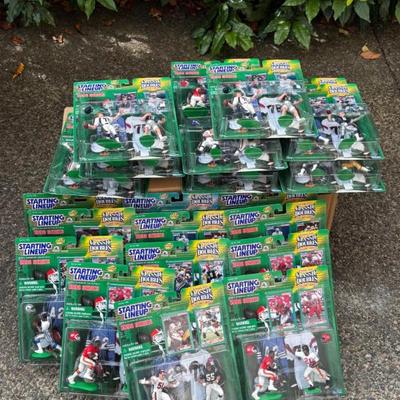 2 Cases Starting Line Up 1998 NFL Classic Doubles Figures - NEW BOXED