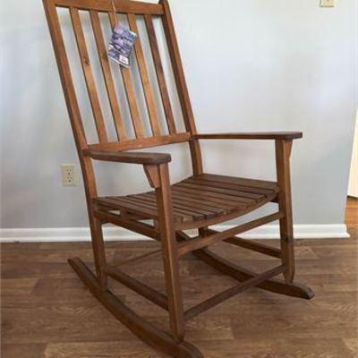 Living Accents Acacia Wood Rocking Chair .jpg