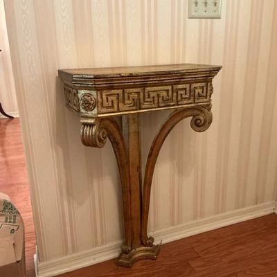 Italian Wall Mounted Pedestal Table