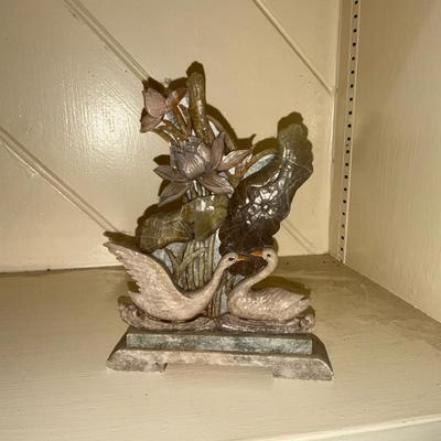 Chinese Soapstone Swans