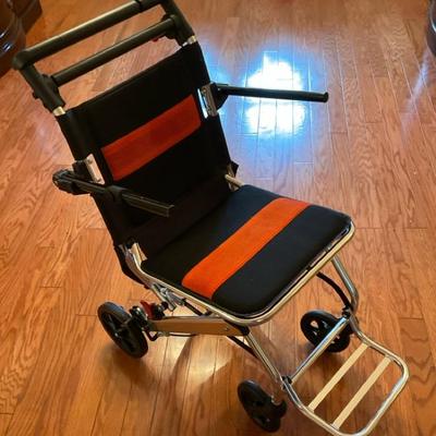 Ultralight Wheelchair Transfer Chair Z20 #1 - Missing Brake Handles