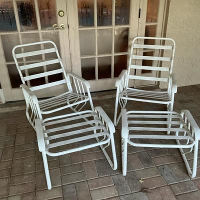 Patio Lounge Chairs With Ottomans