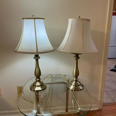 Brushed Brass Lamps
