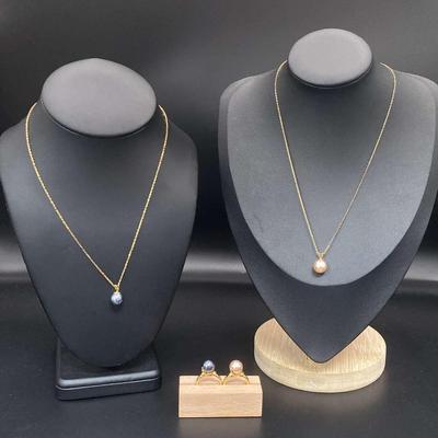 925 Necklace And Rings Set 
