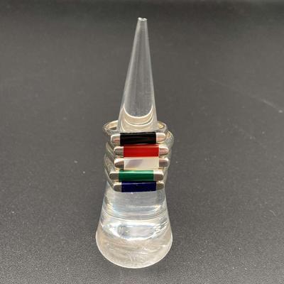 Five 925 Thailand Rings 
