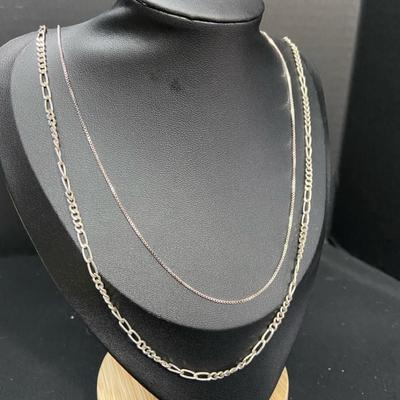 Pair Of Sterling Silver Necklaces
