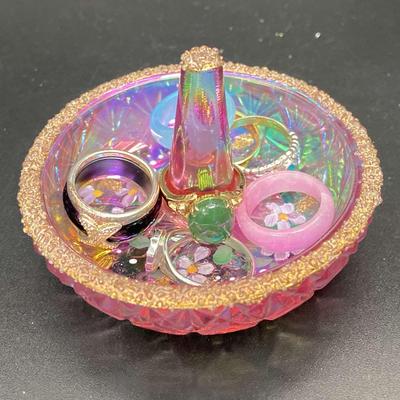 Ring Holder With Costume Rings 