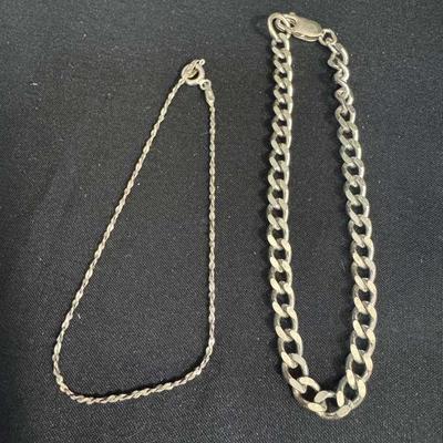 Two Silver Bracelets
