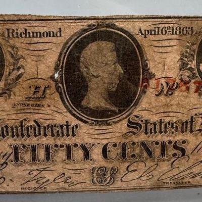 CSA Richmond 50 Cent Note