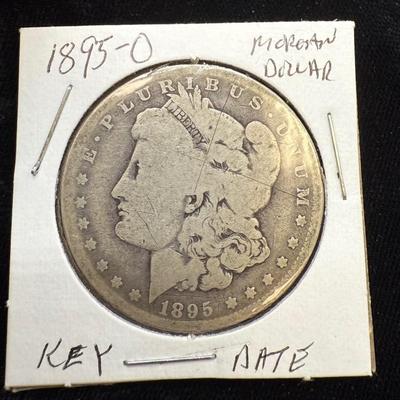 1895-O Morgan Silver Dollar 