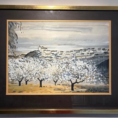 Signed Original Watercolor
