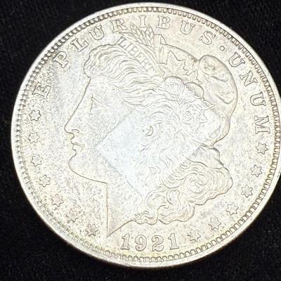 1921 Morgan Silver Dollar 