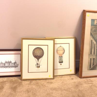 A Collection Of Five Prints Of Different Themes 