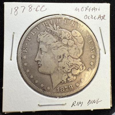 1878-CC Morgan Silver Dollar 