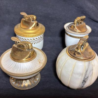 Four Butane Decorative Table Lighters