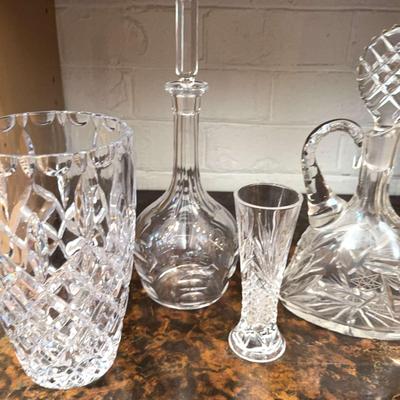 Waterford Vase And Leaded Glassware