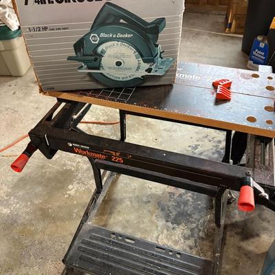 Black & Decker Workmate, Circular Saw, Saw Horses