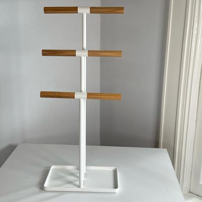 Yamazaki "Tosca" Necklace Stand | Japanese-designed Yamazaki "Tosca" necklace stand offers three tiers for...