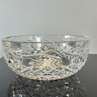 Fine Crystal - Waterford "Lismore" Bowl | Waterford Crystal (Ireland) bowl in the classic “Lismore” pattern with a sunburst...