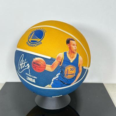 Spalding Basketball - Stephen Curry | Spalding NBA player basketball, featuring the Golden State Warriors logo and Stephen Curry's...