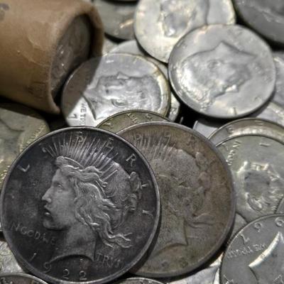 Silver Dollars and Silver Half Dollars