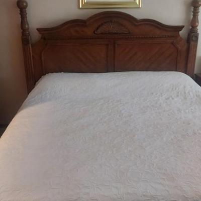 Sale Photo Thumbnail #34: King cannonball headboard with Lady Americana Mattress