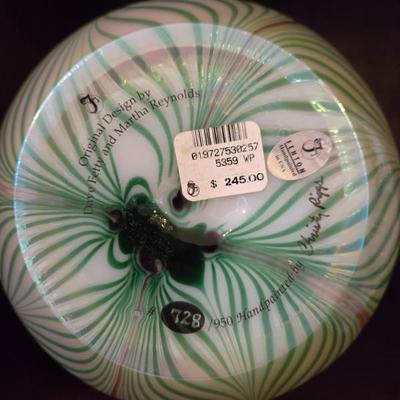 Fenton Glass Collection with Dave Fetty Design Piece