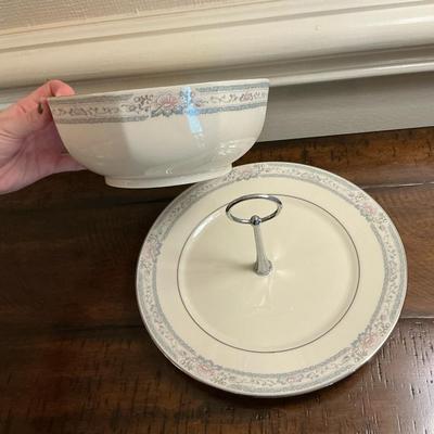 Lenox Charleston Dessert Plate & Serving Bowl