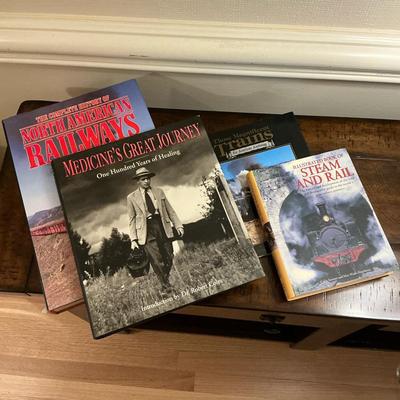 Trains & Medicine Coffee Table Books 