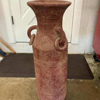 Red Clay Color Floor Vase