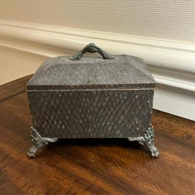 Lions Paw Wooden Stash Box