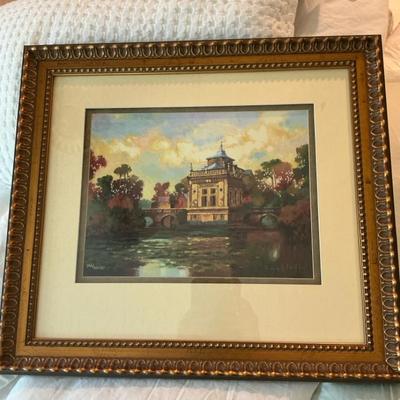 Water Chateau By Max Hayslette Giclee Print