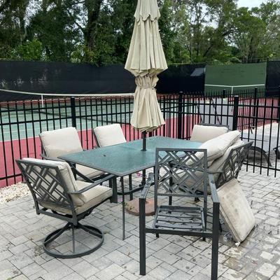 Patio Table With Six Chairs