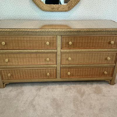 Henry Link Wicker Dresser