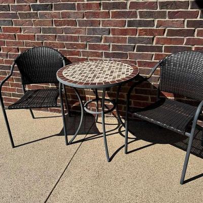 Outdoor Patio Bistro Set – Table and Chairs