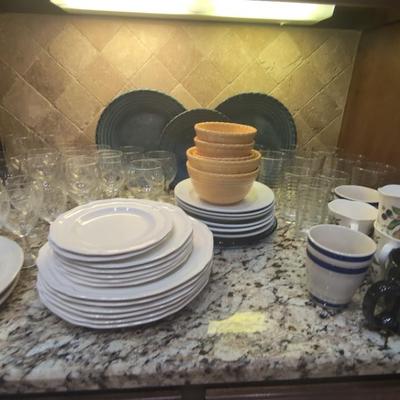 Ironstone, Mikasa, Lenox, Stoneware & Glassware
