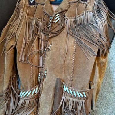 Echo Mountain Western Leather Jacket – Size 40, Vintage/Classic Style