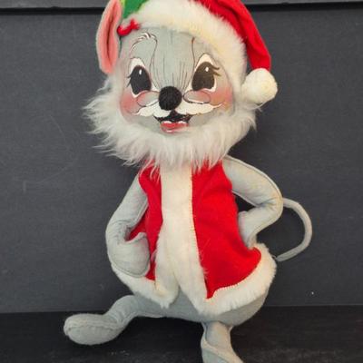 Vintage 1960s Annalee "Grandpa" Christmas Mouse