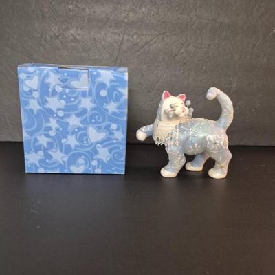 WhimsiCat Fancy Felines by Amy Lancombe "Snowflake" #87108 - 5¾" Tall
