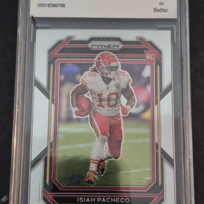 2022 Panini Prizm #352 Isiah Pacheco RC BCCG 10