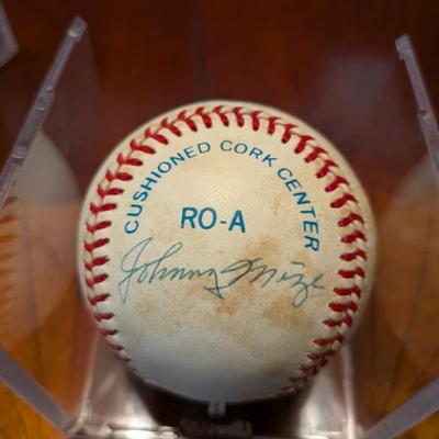 An extraordinary piece of baseball history! This official league baseball is a must-have for a serious collector, featuring the...