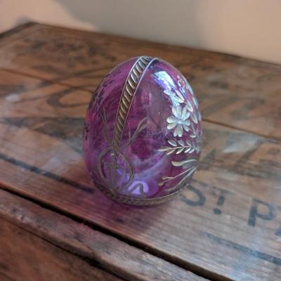 A beautiful and comprehensive collection of seven decorative glass eggs in the classic Fabergé style. Handcrafted in Russia, these eggs...